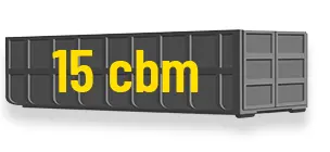 Produkt - Siedlungsabfall / Restmüll - Container 15 cbm