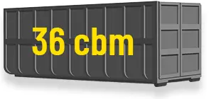 Produkt - Siedlungsabfall / Restmüll - Container 36 cbm