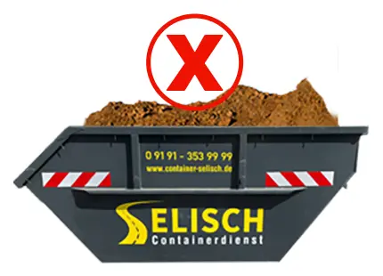 Der Container wurde falsch befüllt